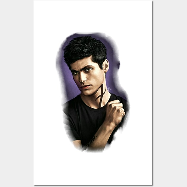 Shadowhunters - Alec Lightwood - recoloring Wall Art by Nastian